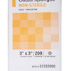 373776_CS Gauze Sponge McKesson 3 X 3 Inch 200 per Pack NonSterile 12-Ply Square 4000/CS