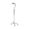 McKesson Offset Quad Cane, Chrome