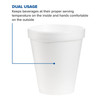 Drinking Cup Dart 6 oz. White Styrofoam Disposable 1000/CS