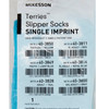Slipper Socks McKesson Terries Large Teal Above the Ankle 48/CS