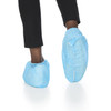 Shoe Cover McKesson 2X-Large Shoe High Nonskid Sole Blue NonSterile 1/BX