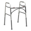 Bariatric Folding Walker Adjustable Height McKesson Steel Frame 500 lbs. Weight Capacity 32-1/2 to 39 Inch Height 1/EA