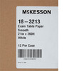 296698_CS Table Paper McKesson 21 Inch Width White Smooth 12/CS