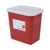 Sharps Container McKesson Prevent Red Base 10-1/4 H X 7 W X 10-1/2 D Inch Horizontal Entry 2 Gallon 20/CS