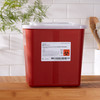 Sharps Container McKesson Prevent Red Base 10-1/4 H X 7 W X 10-1/2 D Inch Horizontal Entry 2 Gallon 20/CS