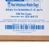 Infectious Waste Bag McKesson 40 to 45 gal. Red Bag Polymer Film 40 X 46 Inch 200/CS