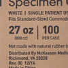 Commode Specimen Collector McKesson 800 mL (27 oz.) Without Closure Unprinted NonSterile 100/CS