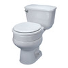 Elongated Raised Toilet Seat Tall-Ette 3 Inch Height White 350 lbs. Weight Capacity 1/EA