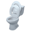 Raised Toilet Seat Tall-Ette 3 Inch Height White 350 lbs. Weight Capacity 1/EA