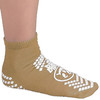 483417_CS Slipper Socks Pillow Paws X-Large Tan Ankle High 48/CS