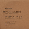O.R. Towel McKesson 17 W X 27 L Inch Blue Sterile 20/CS