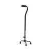 Small Base Quad Cane McKesson Steel 30 to 39 Inch Height Black 4/CS