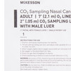 ETCO2 Nasal Sampling Cannula with O2 Delivery With Oxygen Delivery McKesson Adult Curved Prong / NonFlared Tip 25/CS