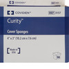 Nonwoven Sponge Curity 3 X 4 Inch 2 per Pack Sterile 4-Ply Rectangle 600/CS