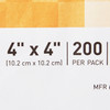 446042_CS Gauze Sponge McKesson 4 X 4 Inch 200 per Pack NonSterile 12-Ply Square 2000/CS