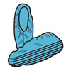 Shoe Cover X-tra Traction One Size Fits Most Shoe High Nonskid Sole Blue NonSterile 3/CS