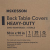 Table Drape McKesson 50 X 90 Inch Back Table 20/CS
