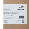 Sharps Container McKesson Prevent Translucent Red Base 9-1/4 H X 10 W X 6 D Inch Horizontal Entry 2 Gallon 20/CS