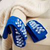 480453_CS Slipper Socks McKesson Terries Bariatric / Extra Wide Royal Blue Above the Ankle 48/CS