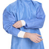 Non-Reinforced Surgical Gown with Towel Astound X-Large Blue Sterile AAMI Level 3 Disposable 20/CS