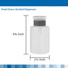 Alcohol Dispenser McKesson Polyethylene Translucent 9 oz. 12/BX