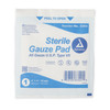 Gauze Sponge Dynarex 4 X 4 Inch 1 per Pack Sterile 12-Ply Square 12/CS