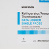 Datalogging Refrigerator / Freezer Thermometer with Alarm McKesson Fahrenheit / Celsius -50° to +158°F (-50° to +70°C) Flip-out Stand Battery Operated 1/EA