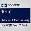 Adhesive Dressing Telfa 4 X 14 Inch Nonwoven Rectangle White Sterile 50/CS