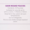 Fistula and Wound Drainage Pouch Eakin 4-3/10 X 6-9/10 Inch NonSterile Skin Barrier 5/PK