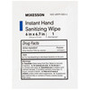 Hand Sanitizing Wipe McKesson 100 Count Ethyl Alcohol Wipe Individual Packet 1000/CS