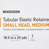 Elastic Net Retainer Dressing McKesson Tubular Elastic 18-1/2 Inch X 25 Yard (47 cm X 22.9 m) Size 6 White Small Head / Medium Shoulder / Thigh NonSterile 10/CS