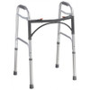 Folding Walker Adjustable Height McKesson Aluminum Frame 350 lbs. Weight Capacity 32 to 39 Inch Height 1/CS