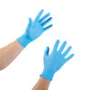 Exam Glove McKesson Confiderm 3.8 Medium NonSterile Nitrile Standard Cuff Length Textured Fingertips Blue Not Rated 1000/CS