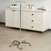 IV Stand Floor Stand McKesson 2-Hook 5-Leg, Dual-Wheel Nylon Casters, Cast Aluminum Base 1/EA