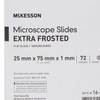 Microscope Slide McKesson 1 X 3 Inch X 1 mm Extra-Frosted End 20/CS
