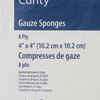 Gauze Sponge Curity 4 X 4 Inch 200 per Pack NonSterile 8-Ply Square 4000/CS