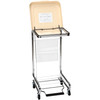 Hamper Stand McKesson Soiled Linen Rectangular Opening 30 to 33 gal. Capacity Foot Pedal Self-Closing Lid 1/EA