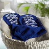 558997_CS Slipper Socks McKesson Terries Bariatric / Extra Wide Royal Blue Above the Ankle 48/CS