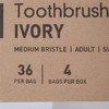 Toothbrush McKesson Ivory Adult Medium 1440/CS