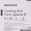 Padded Splint Roll McKesson 5 Inch X 15 Foot Fiberglass White 2/CS