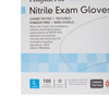 Exam Glove McKesson Confiderm 6.8C Large NonSterile Nitrile Standard Cuff Length Textured Fingertips Blue Chemo Tested / Fentanyl Tested 1000/CS
