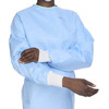 Surgical Gown with Towel Aero Blue Large Blue Sterile AAMI Level 3 Disposable 32/CS