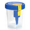 Urine Specimen Container with Integrated Transfer Device McKesson 120 mL (4 oz.) Screw Cap Patient Information Sterile 200/CS