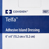 Adhesive Dressing Telfa 6 X 6 Inch Nonwoven Square White Sterile 100/CS