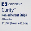 Oil Emulsion Impregnated Dressing Curity Rectangle 3 X 16 Inch Sterile 216/CS