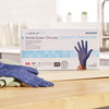 Exam Glove McKesson Confiderm LDC Small NonSterile Nitrile Standard Cuff Length Fully Textured Blue Chemo Tested / Fentanyl Tested 2500/CS