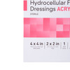 Foam Dressing McKesson 4 X 4 Inch With Border Film Backing Acrylic Adhesive Square Sterile 100/CS