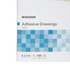 Adhesive Dressing McKesson 2 X 3 Inch Cotton / Polyester Rectangle White Sterile 2400/CS