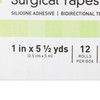 Medical Tape McKesson Transparent 1 Inch X 5-1/2 Yard Plastic / Silicone NonSterile 120/CS