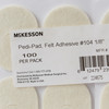 Foot Pad McKesson Pedi-Pad Size 104 Adhesive Foot 4000/CS